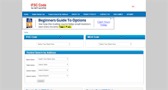 Desktop Screenshot of ifsccodebanks.com