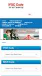 Mobile Screenshot of ifsccodebanks.com